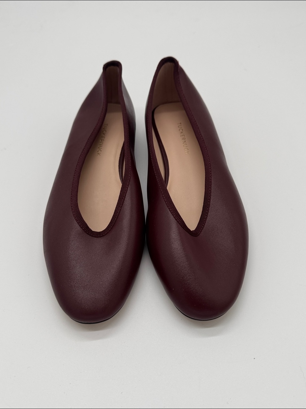 TUCKERNUCK SHOES
Oxblood Leather Nina Flats - Picture 4 of 8